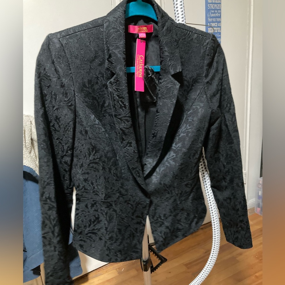 Catherine Catherine Malandrino - Jacquard Suit - Black - NWT